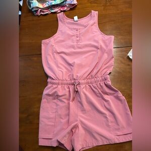 Athleta girl romper camouflage size XL